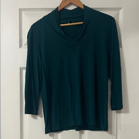 Talbots Tops - Talbots Teal 3/4 Sleeve Blouse